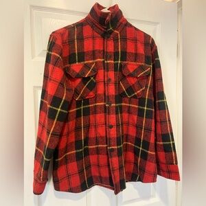 Red flannel button down